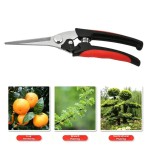 Uv Protection Professional Stainless Steel Gardening Pruning Shears Ergonomic Non-Slip Handle Bonsai Fruit Trees Flower Trimming