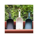 Heat Resistant Horticultural Flower Planting Tool Small Shovel Digging Spoon Thick Durable Square Mouth Plastic