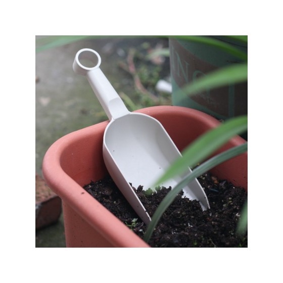 Heat Resistant Horticultural Flower Planting Tool Small Shovel Digging Spoon Thick Durable Square Mouth Plastic