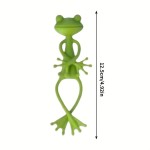 Waterproof Frog Shaped Plant Tie Reusable Cable Wire Garden Vine Flower Vegetable Clip Adjustable Flexible Supporter Stem