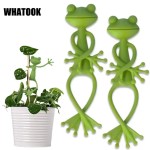 Waterproof Frog Shaped Plant Tie Reusable Cable Wire Garden Vine Flower Vegetable Clip Adjustable Flexible Supporter Stem