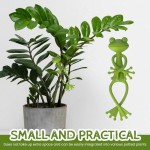 Waterproof Frog Shaped Plant Tie Reusable Cable Wire Garden Vine Flower Vegetable Clip Adjustable Flexible Supporter Stem