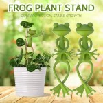 Waterproof Frog Shaped Plant Tie Reusable Cable Wire Garden Vine Flower Vegetable Clip Adjustable Flexible Supporter Stem