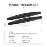 Heat Resistant PVC Car Front Rear Bumpers Anti Collision Strips Carbon Fiber Body Doors Trunk Scratch Stickers