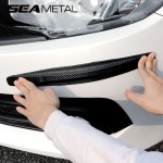 Heat Resistant PVC Car Front Rear Bumpers Anti Collision Strips Carbon Fiber Body Doors Trunk Scratch Stickers
