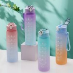 Foldable 700ML Running Water Bottle Soft Time Marker Cup Portable Outdoor Sport YDSH01