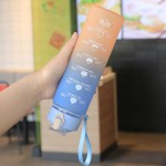 Foldable 700ML Running Water Bottle Soft Time Marker Cup Portable Outdoor Sport YDSH01