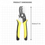 Rechargeable Electrician Multifunction Wire Stripping Pliers High-Carbon Steel Home Repair Cable Cutting