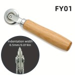Stable Handheld Roller Carton Indent Tool Corrugated Board Creaser Origami Making Express Fast Size Changing Device