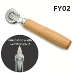 Stable Handheld Roller Carton Indent Tool Corrugated Board Creaser Origami Making Express Fast Size Changing Device