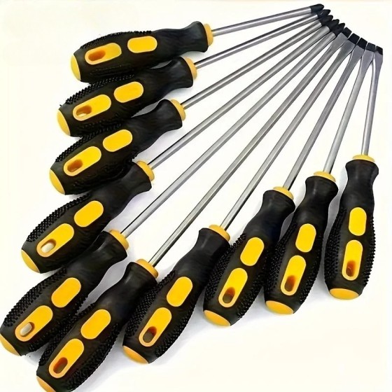 Soothing Magnetic Screwdriver Massage Handle Anti-static Cross Shaped Flat Head Suitable Home Industrial Maintenance