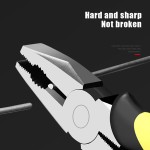Versatile 6Inches Wire Pliers Sharp Large Opening Stripping Industrial Grade Labor-saving Household Electrician