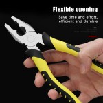 Versatile 6Inches Wire Pliers Sharp Large Opening Stripping Industrial Grade Labor-saving Household Electrician