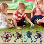 Entertaining Fidget Spinner Toys Transformable Chain Robot Finger Toy Kids Adults Stress Relief Sensory Fingertip Gyros