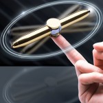 Silent Creative Multi-Function LED Pen Spinning Decompression Gyro Metal Ballpoint Fashion Office School Supplies Writing Pens