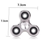 Easy To Use 70mm Triangle Finger Aluminum Alloy Metal Spinner No Box R188 Bearing Turn 3-4 Minutes Child Toys Decompression Toy
