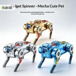 Silent 360° Rotating Robot Dog Fidget Gyro Creative Deformed Deformation Design Transforming Toy Antistress Sensory