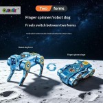Silent 360° Rotating Robot Dog Fidget Gyro Creative Deformed Deformation Design Transforming Toy Antistress Sensory