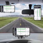 Universal Car Phone Holder Stand Dashboard Car Clip Mount GPS Display Bracket Car Mobile Phone Support For