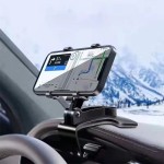 Universal Car Phone Holder Stand Dashboard Car Clip Mount GPS Display Bracket Car Mobile Phone Support For