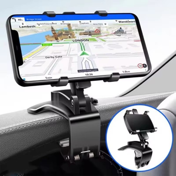 Universal Car Phone Holder Stand Dashboard Car Clip Mount GPS Display Bracket Car Mobile Phone Support For