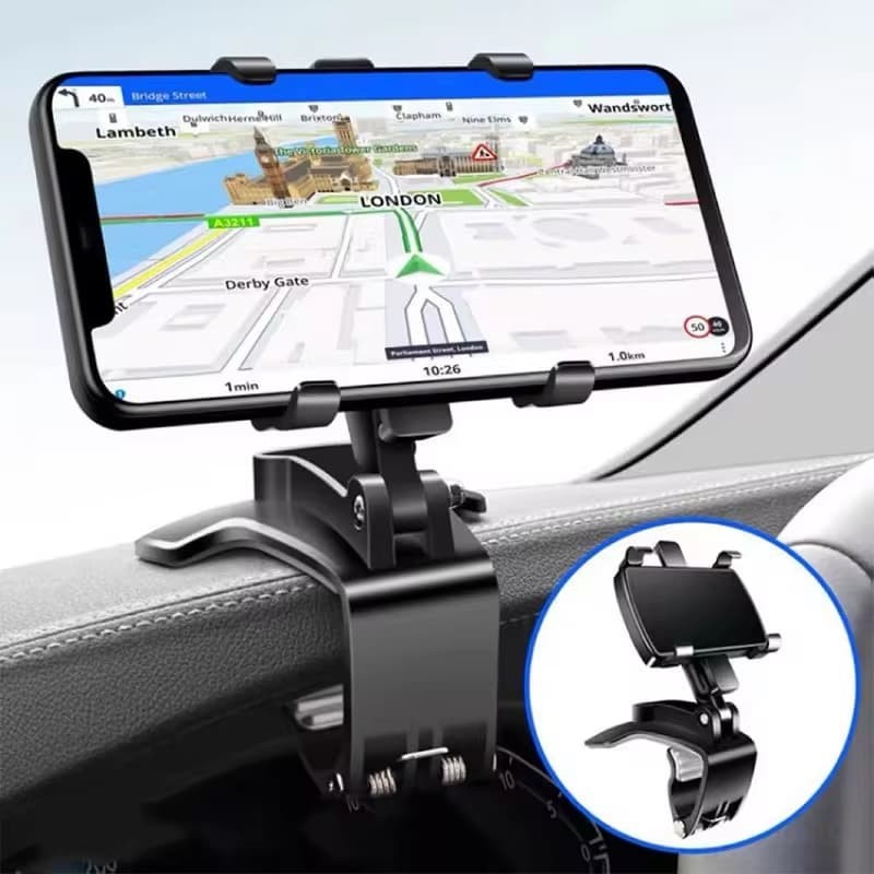 Universal Car Phone Holder Stand Dashboard Car Clip Mount GPS Display Bracket Car Mobile Phone Support For