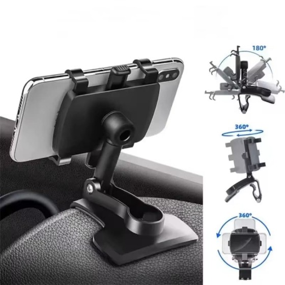 Universal Car Phone Holder Stand Dashboard Car Clip Mount GPS Display Bracket Car Mobile Phone Support For