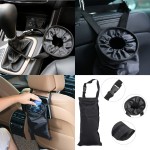 Universal Car Trash Bag Hanging Foldable Vehicle Garbage Bag for Seat Headrest Daily Car Organizer Pouch Reusable and Washable