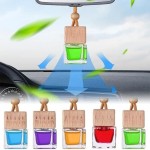 Car Air Outlet Hanging Perfume Pendant Fragrance Air Freshener Cologne/ Lavender Perfume Diffuser Aromatherapy Decor Accessorie