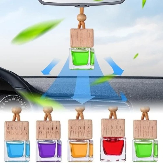 Car Air Outlet Hanging Perfume Pendant Fragrance Air Freshener Cologne/ Lavender Perfume Diffuser Aromatherapy Decor Accessorie