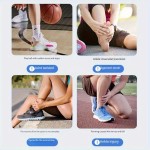 S/M/L Thin Ankle Support Strap Adjustable Heel Lock Breathable Sports Guard for Sprain Prevention Joint Stability