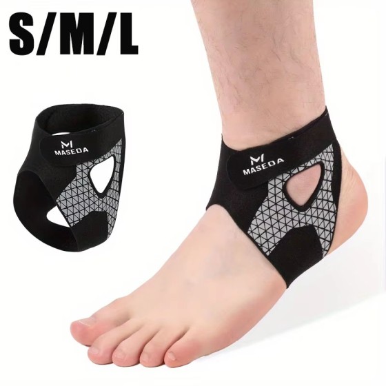 S/M/L Thin Ankle Support Strap Adjustable Heel Lock Breathable Sports Guard for Sprain Prevention Joint Stability