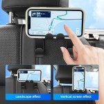 Universal Black Car Seat Headrest Hook Hanger Storage Organizer For Handbag Purse Coat Vehicle Interior Accessory
