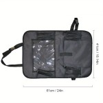 Universal Car Seat Back Organizer - Touch Screen Tablet Holder Multi-Pocket Backseat Storage Bag for Kids Travel