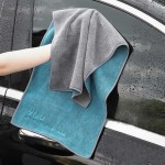 Microfiber Cleaning Towel Thicken Double Layer Soft Absorbent Car Washing Drying Towels Reusable Clean Rags Car Accessories