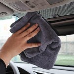 Microfiber Cleaning Towel Thicken Double Layer Soft Absorbent Car Washing Drying Towels Reusable Clean Rags Car Accessories