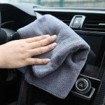 Microfiber Cleaning Towel Thicken Double Layer Soft Absorbent Car Washing Drying Towels Reusable Clean Rags Car Accessories