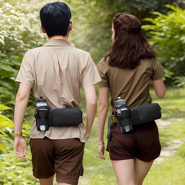 Adjustable Sports Waterproof Waist Bag Large Capacity Portable Minimalist Design Perfect Running Outdoor
