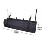 High Capacity Car Trunk Organizer Oxford Fabric Multi‑use Adjustable Universal Car Backseat Storage Bag Net Seat Back Organizer