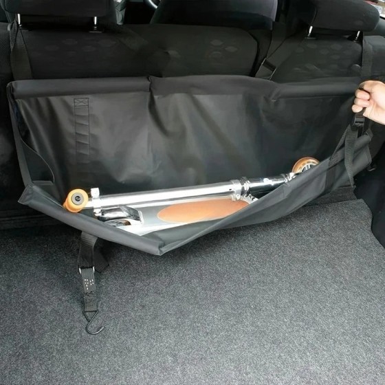 High Capacity Car Trunk Organizer Oxford Fabric Multi‑use Adjustable Universal Car Backseat Storage Bag Net Seat Back Organizer