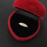Minimalist Dainty Stacking Rings for Women, Trendy Gold‑Tone Cubic Zirconia Crystal Finger Accessories, Wholesale Fashion Jewelry