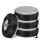 Polyester Car Spare Tire Cover Storage Carry Tote Bag Dustproof Wheel Tire Case For Cars 13‑18Inch 19‑23Inch