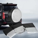 Polyester Car Spare Tire Cover Storage Carry Tote Bag Dustproof Wheel Tire Case For Cars 13‑18Inch 19‑23Inch