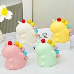 Creative Colorful Mini Dessert Fruit Forks Set Household Stainless Steel Cake Forks With Plastic Storage Tank Decoration