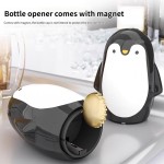 Creative Penguin‑Shaped Magnetic Bottle Opener Stainless Steel Wine Beer Corkscrew Bar Kitchen Tool