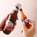 3D Beer Bottle Shaped Fridge Magnet Bottle Opener Creative Decorative Tool For Bar Restaurant Kitchen