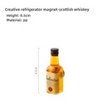 3D Beer Bottle Shaped Fridge Magnet Bottle Opener Creative Decorative Tool For Bar Restaurant Kitchen