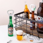3D Beer Bottle Shaped Fridge Magnet Bottle Opener Creative Decorative Tool For Bar Restaurant Kitchen