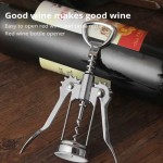 Multifunctional Stainless Steel Wine Corkscrew Red Wine & Beer Bottle Opener Household Kitchen Bar Supplies