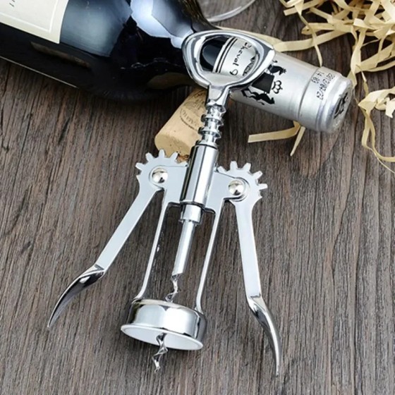 Multifunctional Stainless Steel Wine Corkscrew Red Wine & Beer Bottle Opener Household Kitchen Bar Supplies